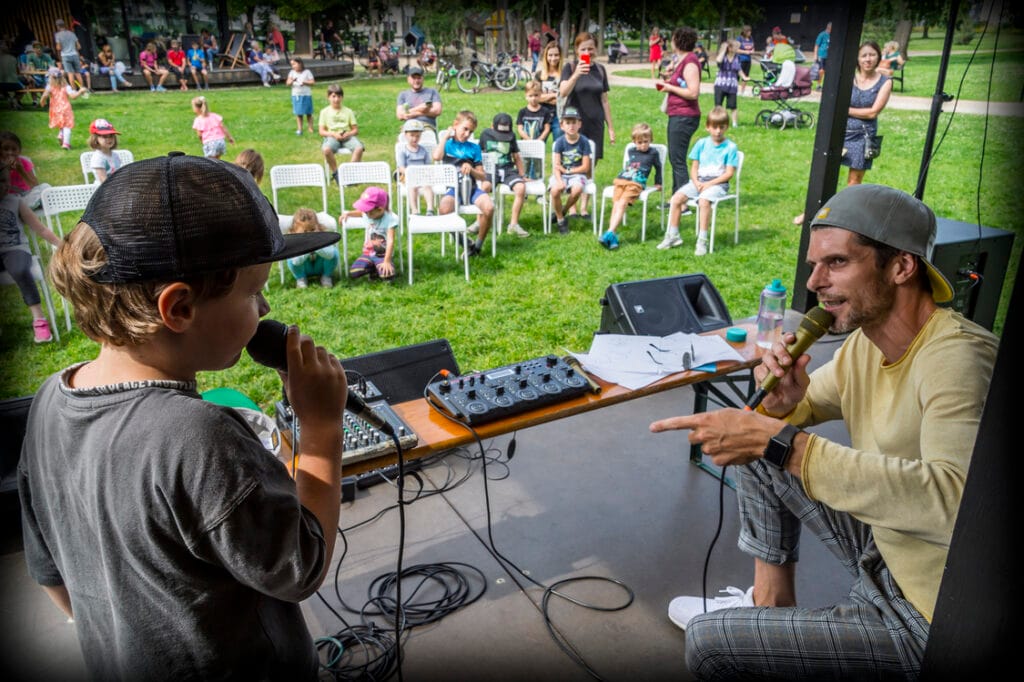 DJ Jaro Cossiga dětská akce